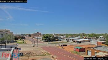 Weather camera view of Childress ISD.