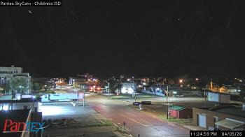 Weather camera view of Childress ISD.