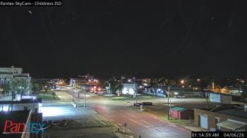 Weather camera view of Childress ISD.