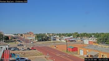 Weather camera view of Childress ISD.