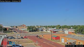 Weather camera view of Childress ISD.