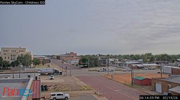 Weather camera view of Childress ISD.