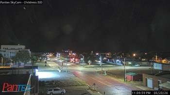 Weather camera view of Childress ISD.
