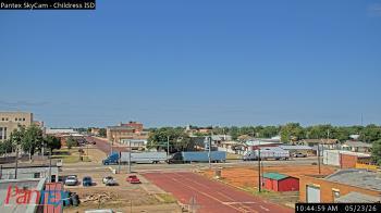 Weather camera view of Childress ISD.