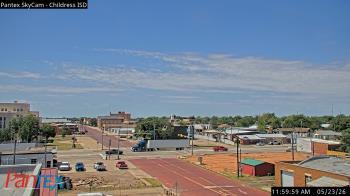 Weather camera view of Childress ISD.