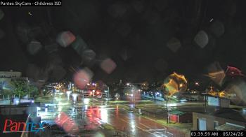 Weather camera view of Childress ISD.