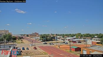 Weather camera view of Childress ISD.