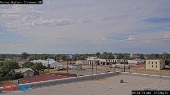 Weather camera view of Childress ISD.