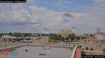 Weather camera view of Childress ISD.