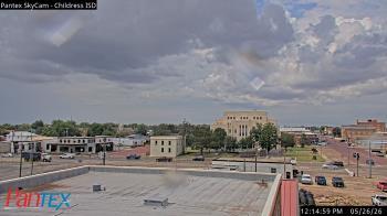 Weather camera view of Childress ISD.