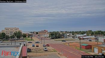 Weather camera view of Childress ISD.