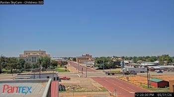 Weather camera view of Childress ISD.