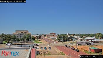 Weather camera view of Childress ISD.