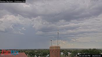 Weather camera view of Childress ISD.