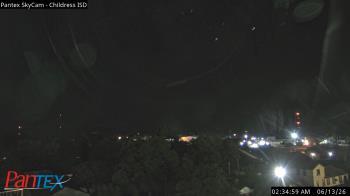 Weather camera view of Childress ISD.