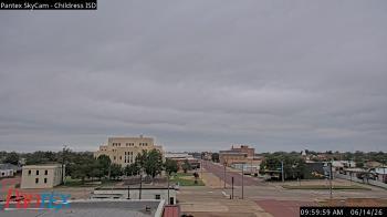 Weather camera view of Childress ISD.