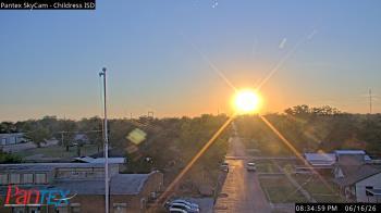 Weather camera view of Childress ISD.