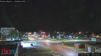 Weather camera view of Childress ISD.