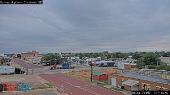 Weather camera view of Childress ISD.