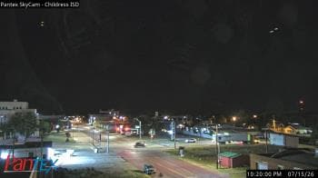 Weather camera view of Childress ISD.