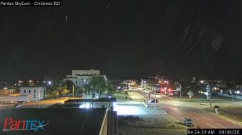 Weather camera view of Childress ISD.