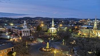 Weather camera view of Kingsport City Hall.