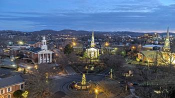 Weather camera view of Kingsport City Hall.