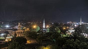 Weather camera view of Kingsport City Hall.