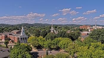 Weather camera view of Kingsport City Hall.
