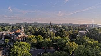 Weather camera view of Kingsport City Hall.