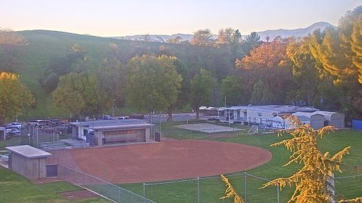 Weather camera view of College of the Canyons.