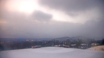 Weather camera view of Allegany HS.