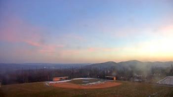 Weather camera view of Allegany HS.