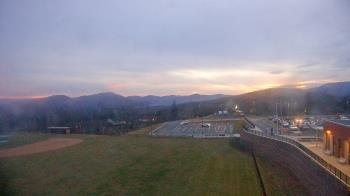 Weather camera view of Allegany HS.