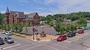 Weather camera view of City of Connersville.