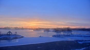 Weather camera view of Three Oaks Recreation Area.