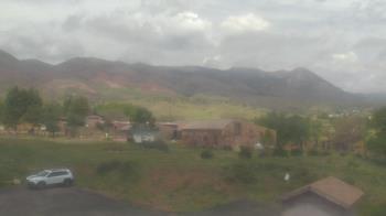 Weather camera view of United Methodist Church.
