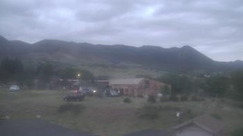 Weather camera view of United Methodist Church.