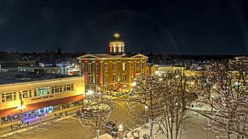 Weather camera view of City of Woodstock.
