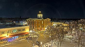 Weather camera view of City of Woodstock.