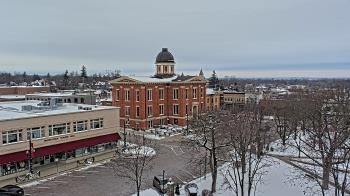Weather camera view of City of Woodstock.