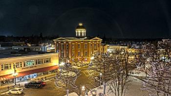 Weather camera view of City of Woodstock.