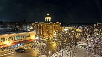 Weather camera view of City of Woodstock.