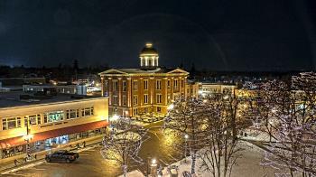 Weather camera view of City of Woodstock.