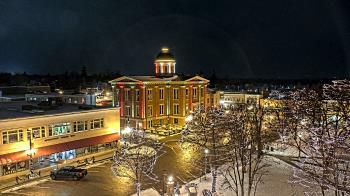 Weather camera view of City of Woodstock.