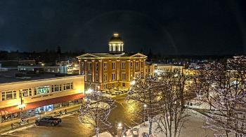 Weather camera view of City of Woodstock.