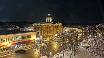 Weather camera view of City of Woodstock.