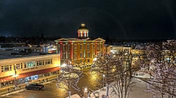 Weather camera view of City of Woodstock.