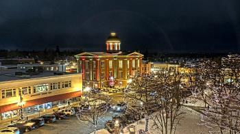 Weather camera view of City of Woodstock.