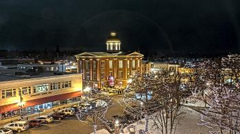 Weather camera view of City of Woodstock.